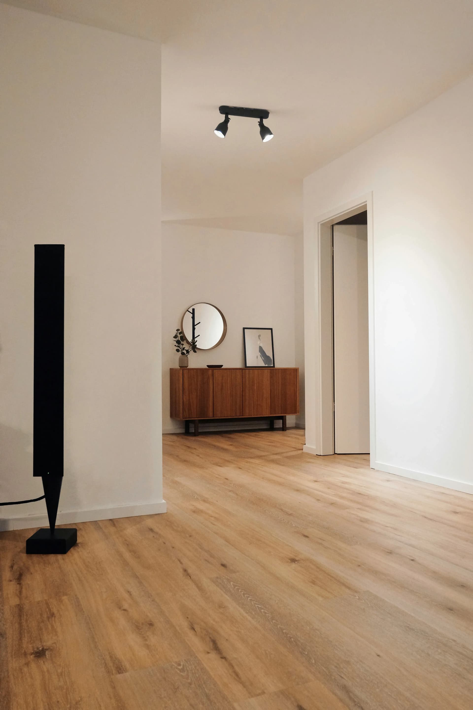 Minimalist hallway interior